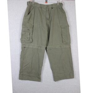 Boy Scouts Pants Adult Green‎ Classic Cargo Convertible Uniform Pant 36x25